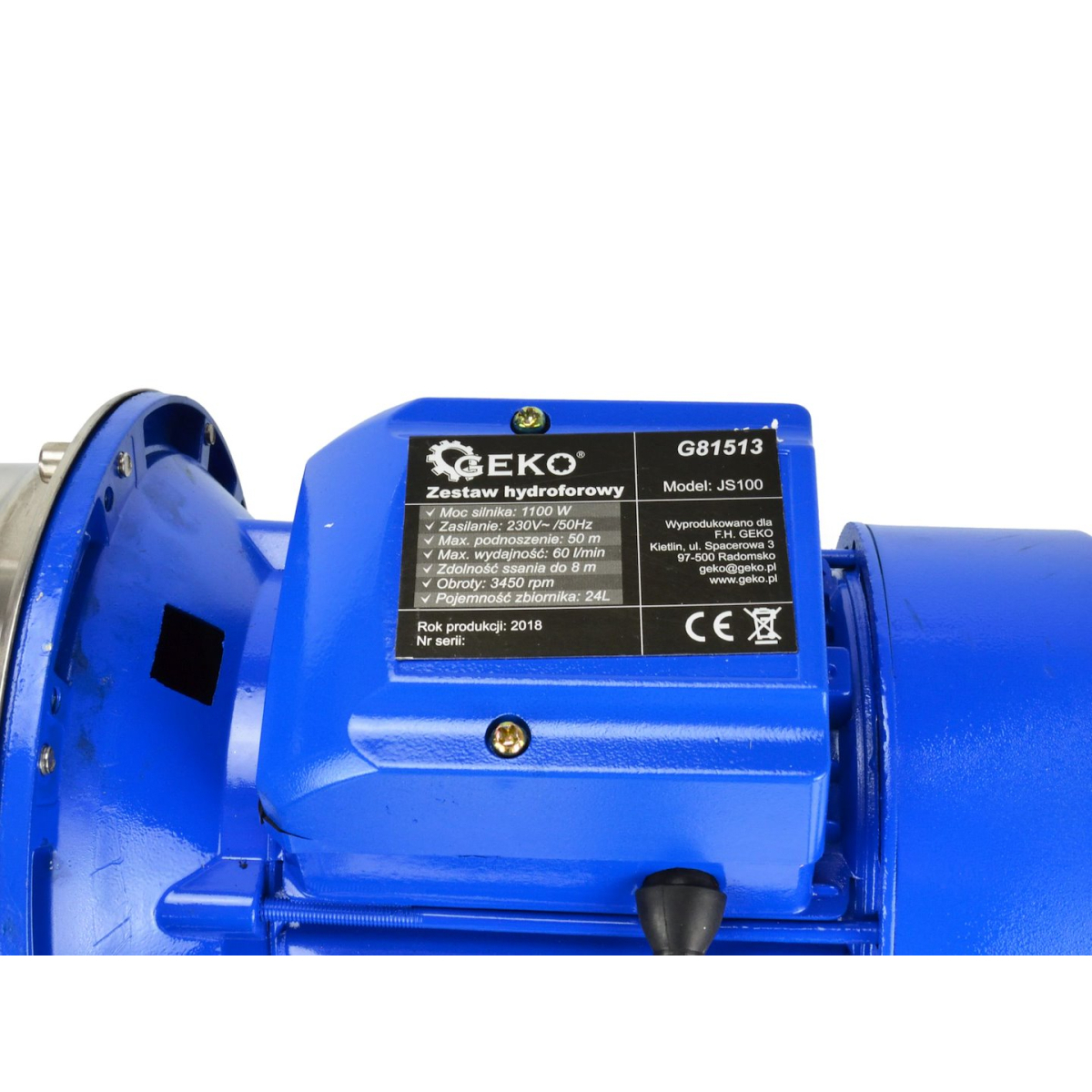 Otthoni vízpumpa 24L Geko G81513 Előnézet 