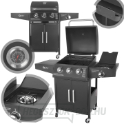 Gázgrill 4 égős (3+1) Geko G80515 11,6kW  náhled