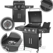 Gázgrill 4 égős (3+1) Geko G80515 11,6kW  náhled