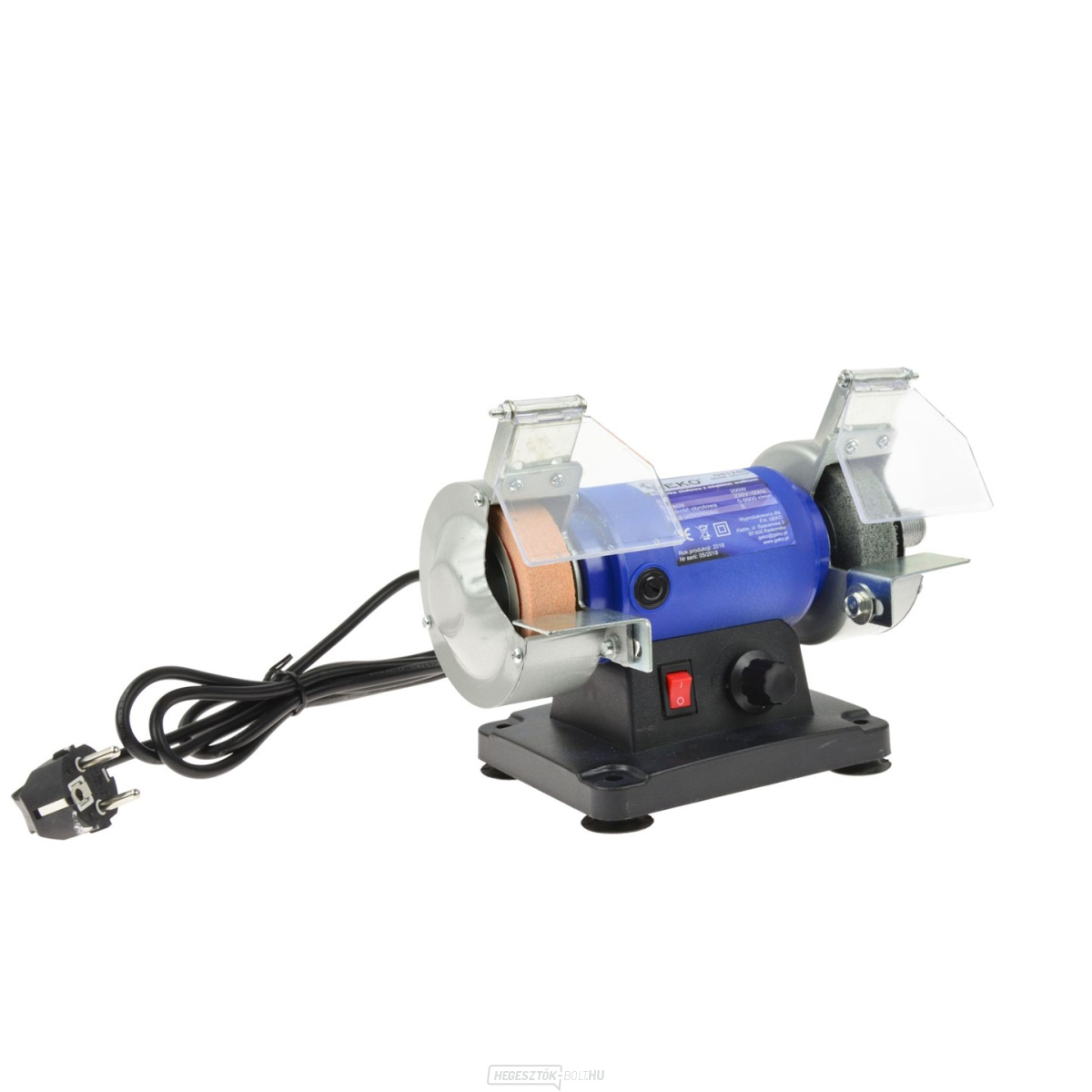  GEKO G81240 - Elektromos kéttárcsás asztali csiszoló 200W