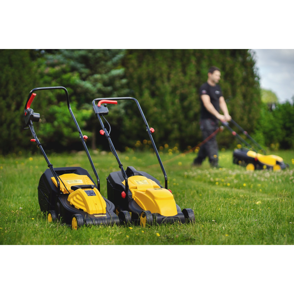 GEKO G83027 - Elektromos fűnyíró, 1200 W, 32 cm Előnézet 