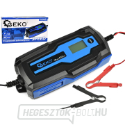 Geko G80061 automatikus akkumulátortöltő Sebesség 6/12V 10A 4Ah-200Ah Geko G80061 automatikus akkumulátortöltő Sebesség 6/12V 10A 4Ah-200Ah gallery main image