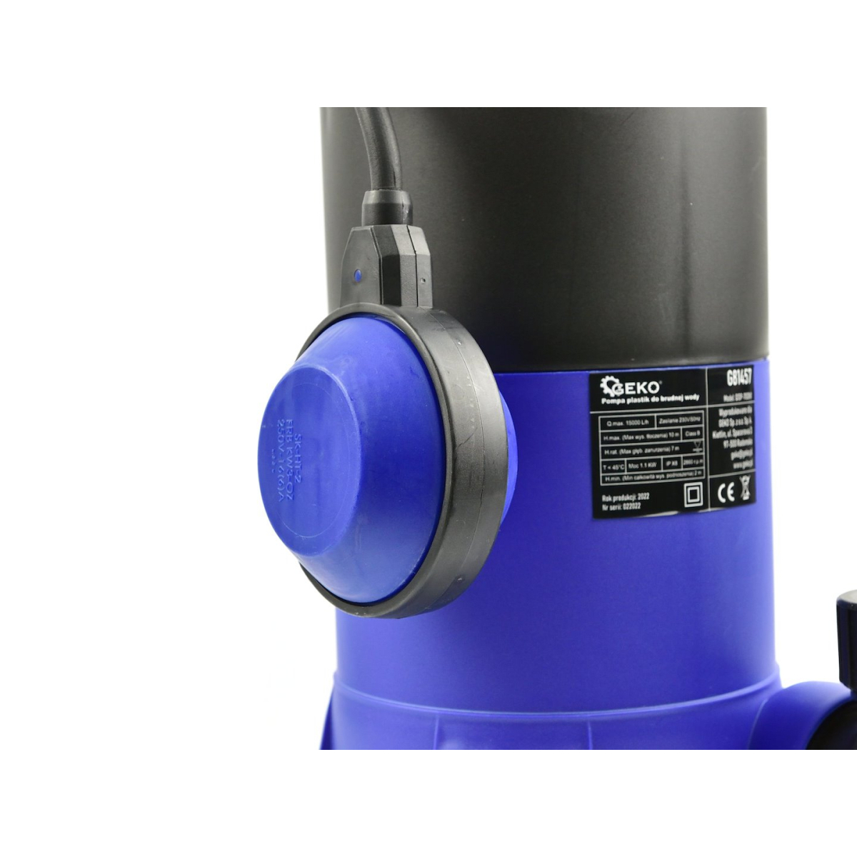 Zagyszivattyú 230V, 1100W, Geko G81457 Előnézet 