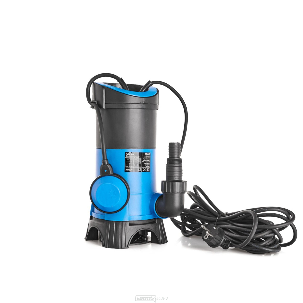 GEKO G81463 Merülő műanyag iszapszivattyú 900W úszóval