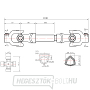 Kardántengely 110 cm GEKO G72305 náhled