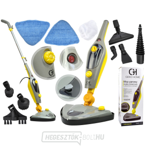 Gőztörlő + tartály GEKO tisztítószerhez Gőztörlő + tartály GEKO tisztítószerhez gallery main image