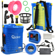 16 literes világoskék 12 Ah-s akkumulátoros háti permetező (1) náhled