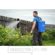 16 literes világoskék 12 Ah-s akkumulátoros háti permetező (1) náhled