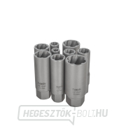 Hosszú dugókulcs készlet törött csavarokhoz, 11 db. 6-19mm CR-MO  Hosszú dugókulcs készlet törött csavarokhoz, 11 db. 6-19mm CR-MO  náhled