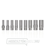 Hosszú dugókulcs készlet törött csavarokhoz, 11 részes, 6-19 mm CR-MO  Előnézet 