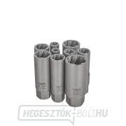 Hosszú dugókulcs készlet törött csavarokhoz, 11 részes, 6-19 mm CR-MO  náhled