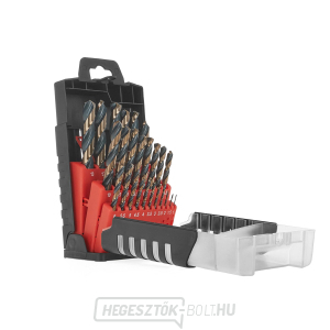 HSS fémfúró készlet 1,0-13,0mm 25 db. (5/10)  HSS fémfúró készlet 1,0-13,0mm 25 db. (5/10)  gallery main image