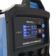 Sherman DIGIMIG 210 TWINPULSE + 3m-es zseblámpa + 2m-es kábelek + kupak + szelep + tömlő + teli CO2 palack náhled