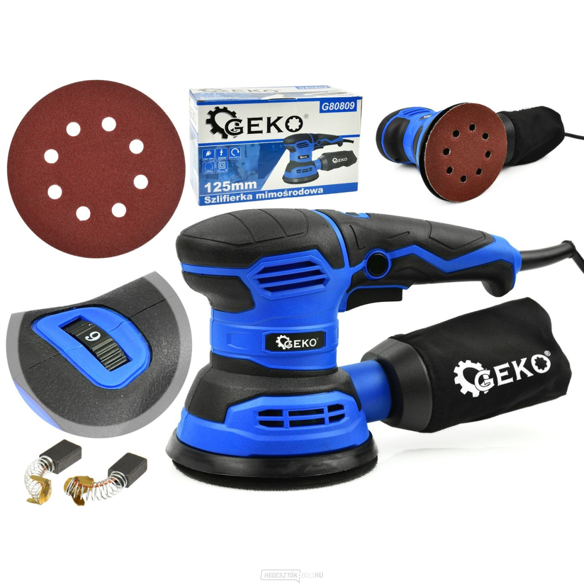 Excentrikus csiszoló 125 mm 300 W