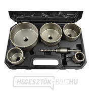 Betonlyukasztó készlet widia-val, 6 darabos Előnézet 