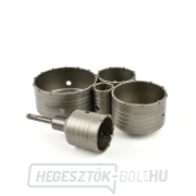 Betonlyukasztó készlet widia-val, 6 darabos Előnézet 