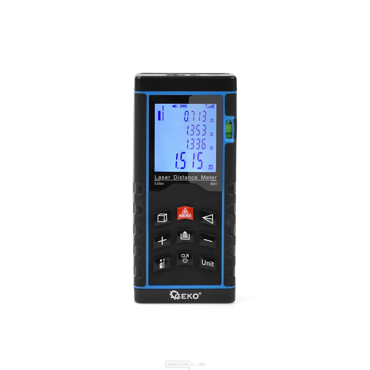 Lézeres távolságmérő 0,05 - 60m Geko G03351 