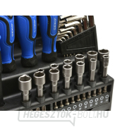 Csavarhúzók, bitek és foglalatok készlete 122 darab náhled