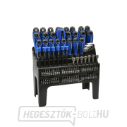 Csavarhúzó, bit és dugókulcs készlet 122 darabos Előnézet 