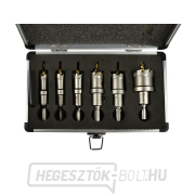 Magfúrófejek fémhez, 16 - 35 mm, 6 darabos készlet Geko G40200 Előnézet 