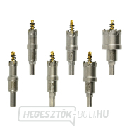 Magfúrófejek fémhez, 16 - 35 mm, 6 darabos készlet Geko G40200 Előnézet 