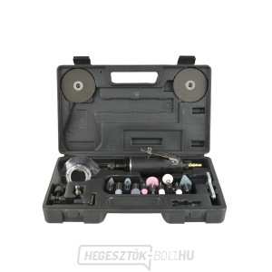 Pneumatikus egyenes csiszoló kiegészítőkkel Geko G03142  Pneumatikus egyenes csiszoló kiegészítőkkel Geko G03142 gallery main image