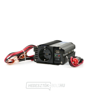 Feszültség átalakító 12V-230V 250/500W, Geko G17000