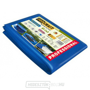 Ponyva Procraft BT6x10 50g/m2 vízálló hálóval 6x10m kék | BT6x10 gallery main image