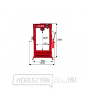 50t hidraulikus prés kétfokozatú Matabro MB-P50TDP szivattyúval náhled