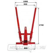 Zsiráf motoros emelő 2t Matabro MB-20040 kiegyensúlyozóval 900kg Matabro MB-BALHOOK Előnézet 