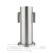 Solight kerti oszlop IP44, rozsdamentes acél, 2 aljzat, henger, ezüst náhled