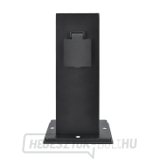 Solight kerti oszlop IP44, rozsdamentes acél, 2 aljzat, prizma, fekete náhled