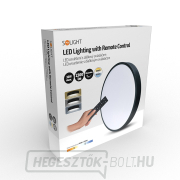 Solight LED világítás távirányítóval, 36W, 2300lm, 30cm, színváltós, szabályozható, fekete náhled