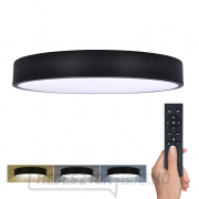 Solight LED világítás távirányítóval, 50W, 3100lm, 40cm, színváltós, szabályozható, fekete gallery main image