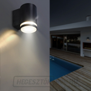 Solight LED Potenza kültéri fali világítás, 1x GU10, fekete Előnézet 