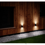 Solight LED kültéri fali lámpa Potenza, 2x GU10, fekete Előnézet 