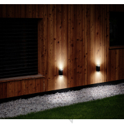 Solight LED kültéri fali lámpa Potenza, 2x GU10, fekete Előnézet 