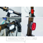 Solight újratölthető kerékpáros lámpakészlet, 160 lm elöl, hátul piros, Li-Ion, USB Előnézet 