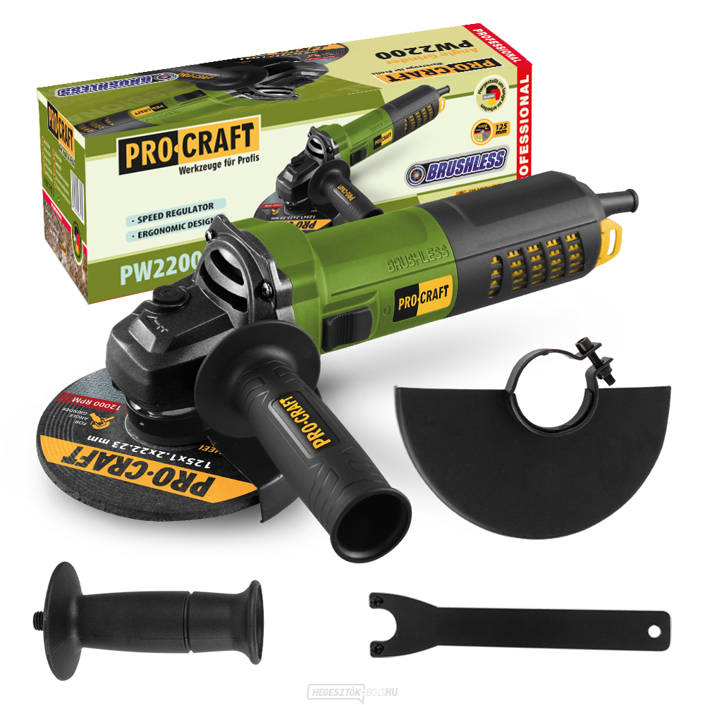 Procraft PW2200 sarokcsiszoló | PW2200