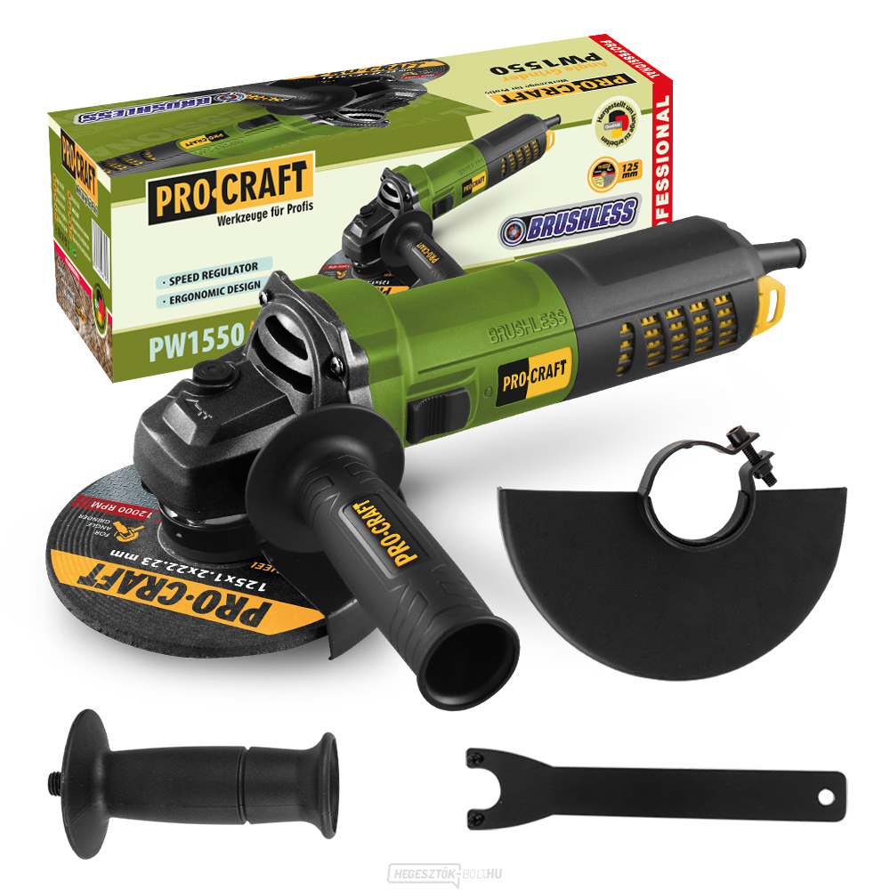Sarokcsiszoló Procraft PW1550 | PW1550