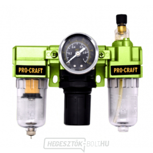 Nyomásszabályozó levegő- és olajszűrővel Procraft FU02