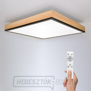 Solight LED mennyezeti világítás fa dekor, 3000lm, 40W, 45x45cm Előnézet 