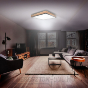 Solight LED mennyezeti világítás fa dekor, 3000lm, 40W, 45x45cm Előnézet 