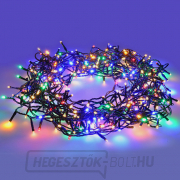 Solight LED WIFI okos kültéri karácsonyi lánc, 400 LED, 20m, 5m kábel, meleg fehér + többszínű Előnézet 