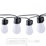 Solight LED intelligens kültéri lánc RGB izzókkal, bluetooth, 15 izzó, 14m+6m, 10W Előnézet 