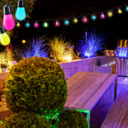 Solight LED intelligens kültéri lánc RGB izzókkal, bluetooth, 15 izzó, 14m+6m, 10W náhled