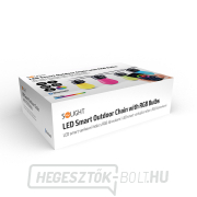 Solight LED intelligens kültéri lánc RGB izzókkal, bluetooth, 15 izzó, 14m+6m, 10W náhled