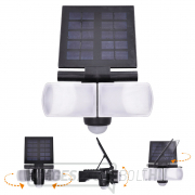 Solight LED napelemes világítás érzékelővel, 8W, 600lm, Li-on, fekete Előnézet 