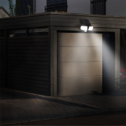 Solight LED napelemes világítás érzékelővel, 8W, 600lm, Li-on, fekete Előnézet 