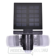 Solight LED napelemes világítás érzékelővel, 8W, 600lm, Li-on, fekete náhled